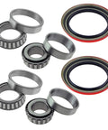 Front Wheel Bearing And Seal Kit Replacement For Chevy El Camino Camaro Malibu S10 Blazer From 1982 To 1992 Front Hub Bearing Set Includes Seals And Hardware, Durable Install, Great For Classic Chevy Projects with six components.