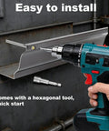 All In One Gutter Repair Kit With 22 Pcs 8 Inch Screws And 22 Stainless Steel Sleeves For 6 Inch Roof Gutters installation example