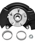 Front view of Front Left Steering Knuckle And Wheel Hub Bearing Assembly For 2004 2005 2006 Toyota Camry 2.4L Driver Side Replacement