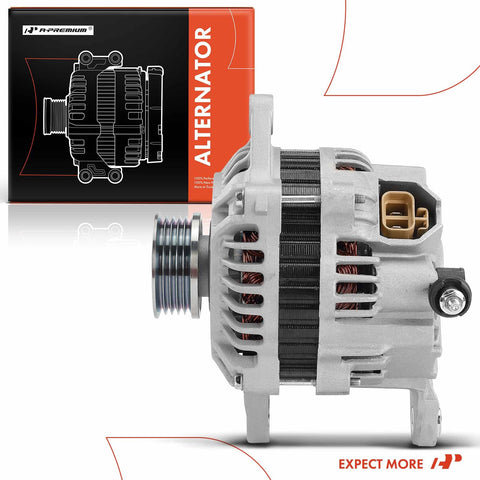 Heavy Duty Alternator For Subaru Forester 1998 And Impreza 1997 To 1998 1.8L 2.2L 2.5L 12V 75A 5 Groove Clockwise Pulley Replace 23700AA290 A002T37391A Premium Replacement