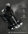 Rear Non Pneumatic Tire Set For Gokart Pro And Pro2 Kit Compatible With Gokart S Max Drifting Ready shown in action on track