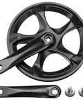52T Crankset With 152mm Aluminum Arm For 6 To 8 Speed Bikes Including City, Fat, E Bikes And Folding Bikes, durable carbon steel chainring