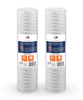 5 Micron Whole House String Wound Water Filter Replacement Cartridge 20 x 4.5 For Well Water Filtration, 2 Pack