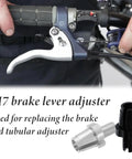 4 Pack M7 Bike Brake Lever Adjuster Screws 7mm Aluminum Alloy Brake Cable Adjusting Screws for Bicycles Mountain and Road Bikes