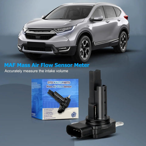 Mass Air Flow Sensor MAF For Honda Accord 2.4L 2008-2012 And Acura ILX TSX NSX 2.4L 3.5L Engine Models Plug And Play Upgrade For Reliable Performance Today, black plastic MAF sensor