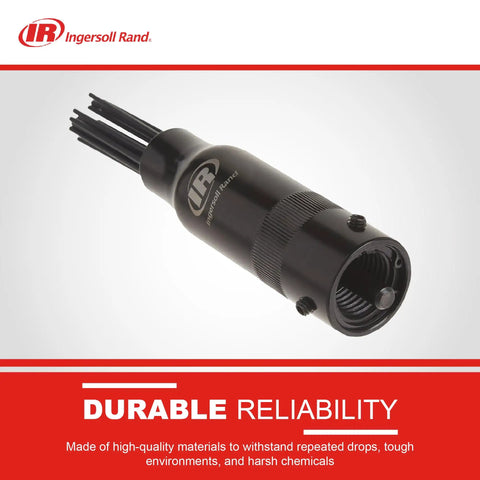 Edge Series Needle Scaler Attachment For 114GQC Air Hammer 0.401 Inch Barrel with durable design showing the 19 needles and screw mount