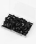 M4 0.7 X 10mm Flat Head Hex Socket Cap Screws Bulk Pack Heavy Duty 10.9 Grade Alloy Steel Black Oxide Finish With 2.5mm Allen Drive