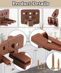 3 Pack Plastic Drawer Slides And Guides Replacement Tracks For Center Mount Bottom Mount Dressers Heavy Duty Glide Hardware No Hassle Vintage Hutch Repair Kit parts with mounting screws.
