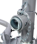 Close-up of the hitch attachment on the Heavy Duty Electric Trailer Dolly With 5000 Lbs Towing Capacity.