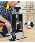 No Sweat Heavy Duty Wire Stripper Tool for Electricians and Tradesmen, manual and electric cable peeler with soft grip.