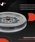 Badass Straight Swap Dual Mass Flywheel Slick Replacement Fits Audi A3 And Tt Quattro Plus Volkswagen Gti And Eos Cars, heavy duty design with precision machined ring gear.