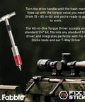 All In One Torque Driver Kit With T Way Wrench Bundle And Red Dot Optics Expansion Pack Pro Grade Gear Includes 15 To 65 Inch Pounds Range Mini Torque Driver Tools And Case For Precision Maintenance And Quick Field Repairs shown with scope setup