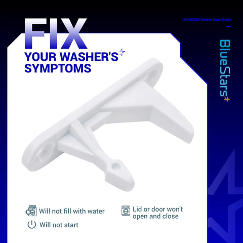 Washer Door Striker Replacement For Frigidaire And Kenmore Front Load Washers No Fuss Install Ultra Durable Part Image