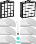 PowerDetect Vacuum Filter Kit Replacement For Upright And Lift-Away Heavy Duty Models AZ4002 AZ4000 AZ4002W with HEPA, foam, felt filters