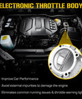 Electric Throttle Body Replacement for Dodge Avenger Challenger Charger 3.6L Jeep Cherokee 3.2L Grand Cherokee Wrangler 3.6L Ram 1500 ProMaster 1500 2500 3500 2011 To 2022 Drop In Direct Fit Plug And Play engine view