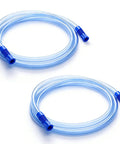 6.5 Foot Extended Suction Connection Tube Replacement Hose For Medical Devices With 9mm Standard Connectors, Pack Of 2