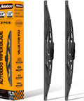Jeep Wrangler TJ 13 Inch Wiper Blades Replacement Front Windshield All Weather Direct Fit Easy Install Pack Of 2 Original Factory Quality 1997 1998 1999 2000 2001 2002 2003 2004 2005 2006 box and wiper blades
