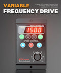 750W VFD Variable Frequency Drive 110-220V Input Converts Single Phase To 3 Phase Output For Spindle Lathe CNC Milling Display