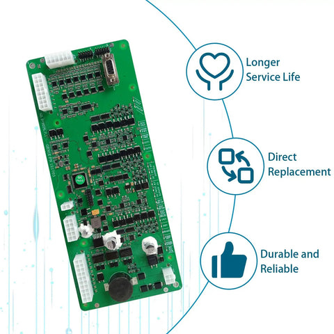 Straight Up Knockout Pcb Ecm Circuit Board 121765gt 121765 Alc500 Replacement Genie Boom Lift Z45 S60 S85 S65 S40 S80 Z60 S60xc green circuit board