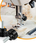 Tough As Nails M6 By 10 Millimeter Threaded Knurled Thumb Screws Crafted From Premium Carbon Steel for sewing machine use.