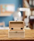 Wooden box with Three Fold Iron Hinges Set For Wooden Boxes And Cabinets With Six Hole Mounting And Straight Corner Design