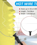 Close-up of Eight In One Foam Cutter Electric Cutting Machine Pen Kit with hot wire cutting Styrofoam with visible specs.
