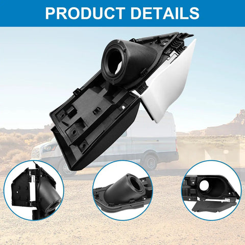 Ford Transit Fuel Door Replacement For 2015-2023 Transit Vans 150 250 350 HD Gas Engine Only Not For Diesel Gas Filler Pocket