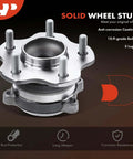 2 Pack Rear Wheel Bearing And Hub Assembly For Nissan And Infiniti FWD Models Compatible With Altima Pathfinder Maxima Murano QX60 JX35 Five Lug Design For A Secure Fit And Smooth Quieter Ride Drop In