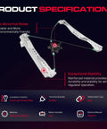 Front Driver Side Power Window Regulator With Motor 6 Pins For 2008-2016 Town And Country, product specifications diagram