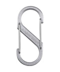 Size 3 SBiner Dual Carabiner Stainless Steel, Double Gated Clip for Keychains, Gear and Outdoor Use, Built To Last Stainless Steel