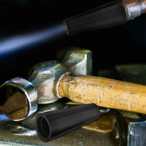 Durable 2pcs Mig Welder Nozzle Replacement Tips Kit For Wire Feed Guns Heavy Duty Sturdy Shield Cups used during welding process.