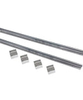 Beefed Up Linear Rail Guide SBR20 600mm Kit With SFU1605 650mm Ball Screw CNC Kit, showing rails and SBR20UU carriers.