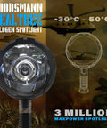 RealTree Xtra Camouflage 12 Volt 1500 Lumen Spotlight For Hunting And Boating With 676 Yard Beam Distance front view