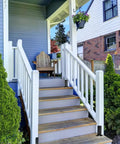 Four Pack Adjustable Deck Post Anchor Brackets Fits 1.5x1.5, 2x2, 2x4, 4x4 Posts on porch railing installation