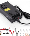 Beefy 360W 12V Power Supply Adapter 110V-240V AC To DC Converter with accessories and cables for various device connections