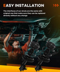 Mechanic installing drop-in front strut assembly for Nissan Altima 2013-2017 with strut mount and coil spring, OE quality.