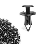 8mm Hole Nylon Bumper Retainer Clips 100 Pack Push Type For Toyota GM Ford Vehicles Fender Fasteners Durable Car Body Rivets