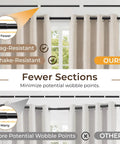 Heavy Duty 1 Inch Curtain Rod For Windows And Patio - Adjustable Telescoping Steel Rod With Wall Or Ceiling Mount