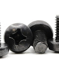 Mercedes Rear License Plate Screws Replacement Kit Stainless Steel Black Oxide Pack Of 4 For C Class And E Class Models