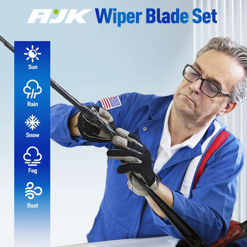 Premium High Performance Silicone Rear Wiper Blade For Honda CRV 2017 Through 2022 installation demonstration by a technician.