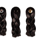 Braided Leather Drawer Pulls Set In Black Six And A Half Inch Length By One Inch Width Fashioned With Durable Leather For Dresser