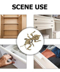 Antique Mantis Cabinet Pulls And Drawer Knobs For Dresser Closet Cupboards And Doors In Coffee Brass Finish in various furniture scenes