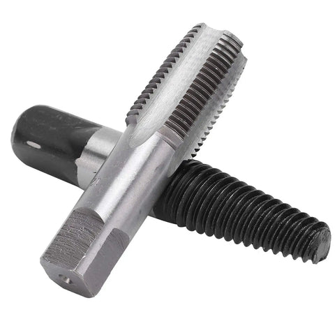 Beefy Heavy Duty Pipe Extractor With Tap For One Half Inch Thread Removal, Durable High Carbon Steel Repair Tool For Water Pipes, Fits Stainless Steel, Iron, And Alloy Materials, Industrial Grade Essentials, close-up view