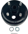 Rear Brake Drum Wheel Hub For EZGO Gas Golf Cart 4 Cycle 91 Up RXV Large Hole 30 Teeth Fine Splined Die Cast Brake Drum With 4 Bolt Pattern