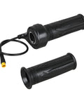 Black Full Twist Ebike Throttle 3 Pin Universal 12V 72V for Electric Bicycle Scooter with cable and connector