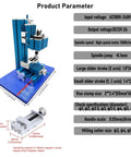 Garage Ready Mini Metal Milling Machine With Benchtop Lathe And Slick Precision Vise For 3000 Rpm No Bull DIY setup showing dimensions and specifications.