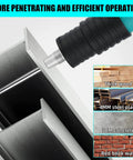 Portable Concrete Nail Gun For Cement Walls Lightweight Two Pound Manual Steel Nailer demonstrating penetration in steel and concrete
