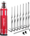 Model Scriber Tool For Resin And Gundam Carving With Seven Blades 0.1 0.2 0.4 0.6 0.8 1.0 2.0mm and aluminum handle