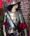 Medieval Iron Gorget And Spaulders Armor Dope Viking And Crusader Inspired Set For Historical Reenactment Larp Or Display Neck Guard