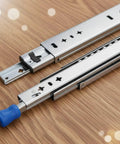Drawer Slides Ball Bearing Rails Beefy Heavy Duty Locking Full Extension Smooth Sliding Cold Rolled Steel 75cm For Furniture Cabinets With Lock Durable Steel Rails For Easy Install And Quiet Operation In Home Or Office Furniture Cabinets, open ball bearing slides